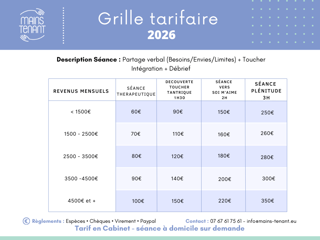 Grille Tarifaire 2025